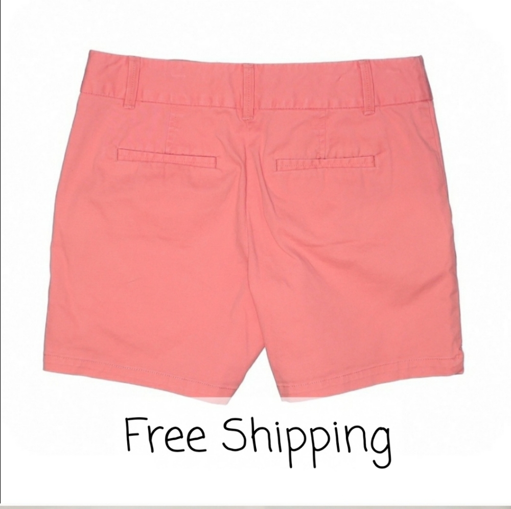 Ann Taylor Loft Pink Bermuda Shorts
